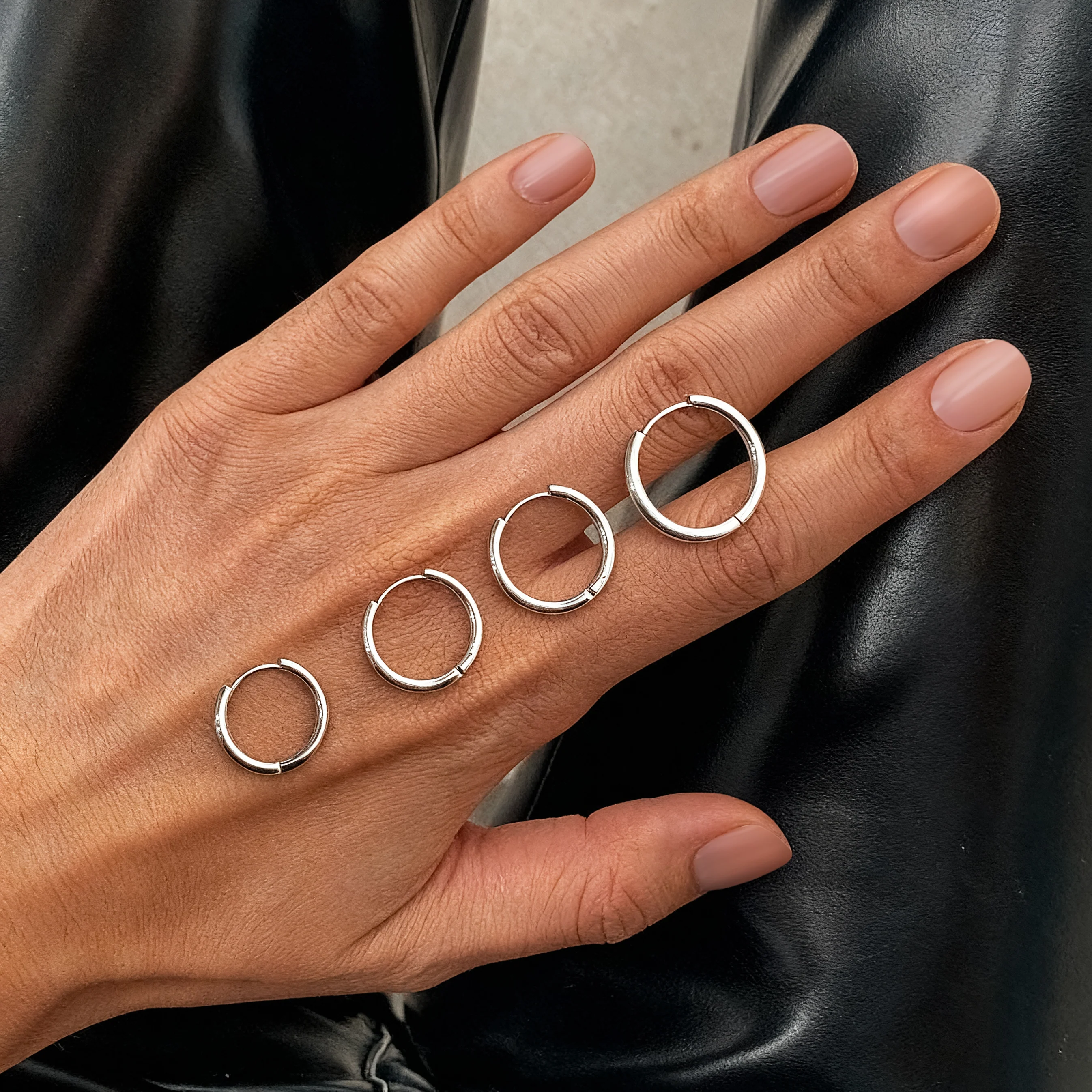 Classic Hoops Earrings - Image 5