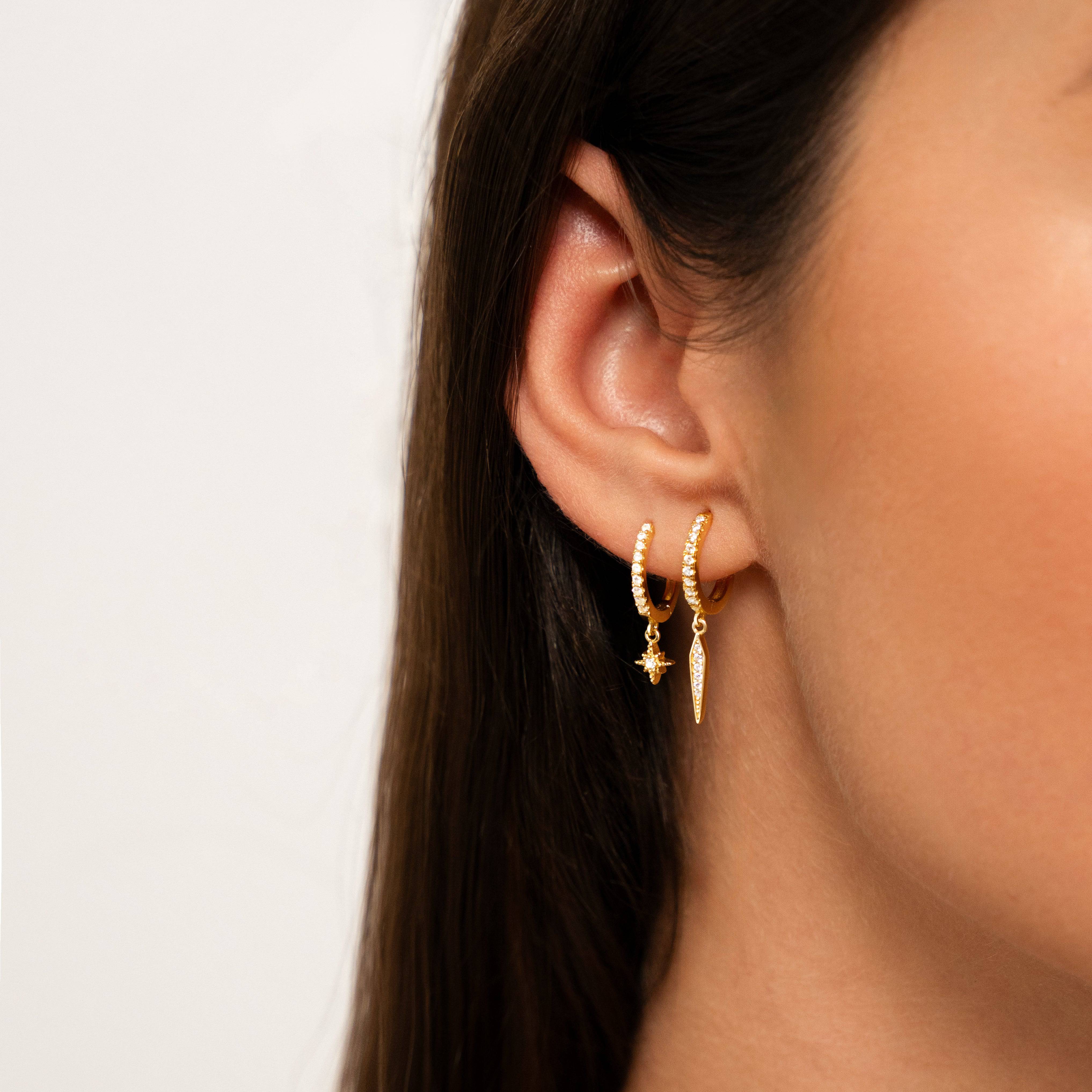 Deltoid Hoops Earrings - Image 3