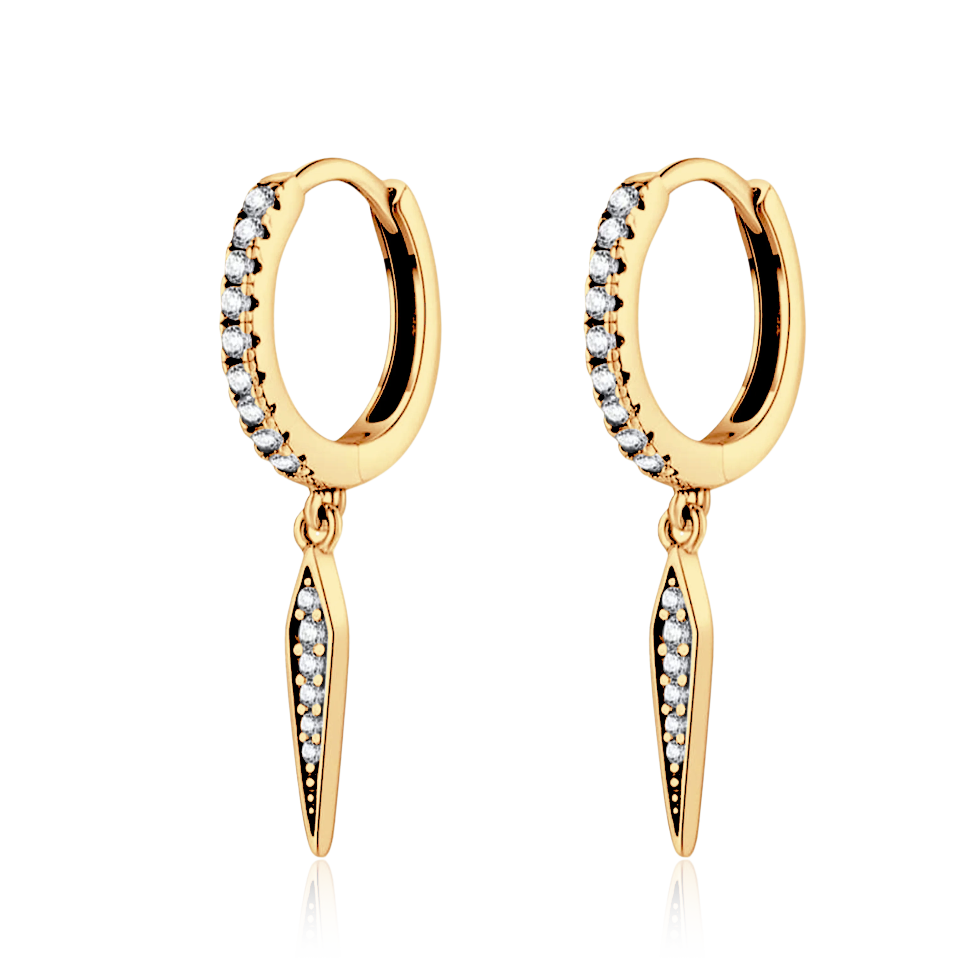 Deltoid Hoops Earrings - Image 4