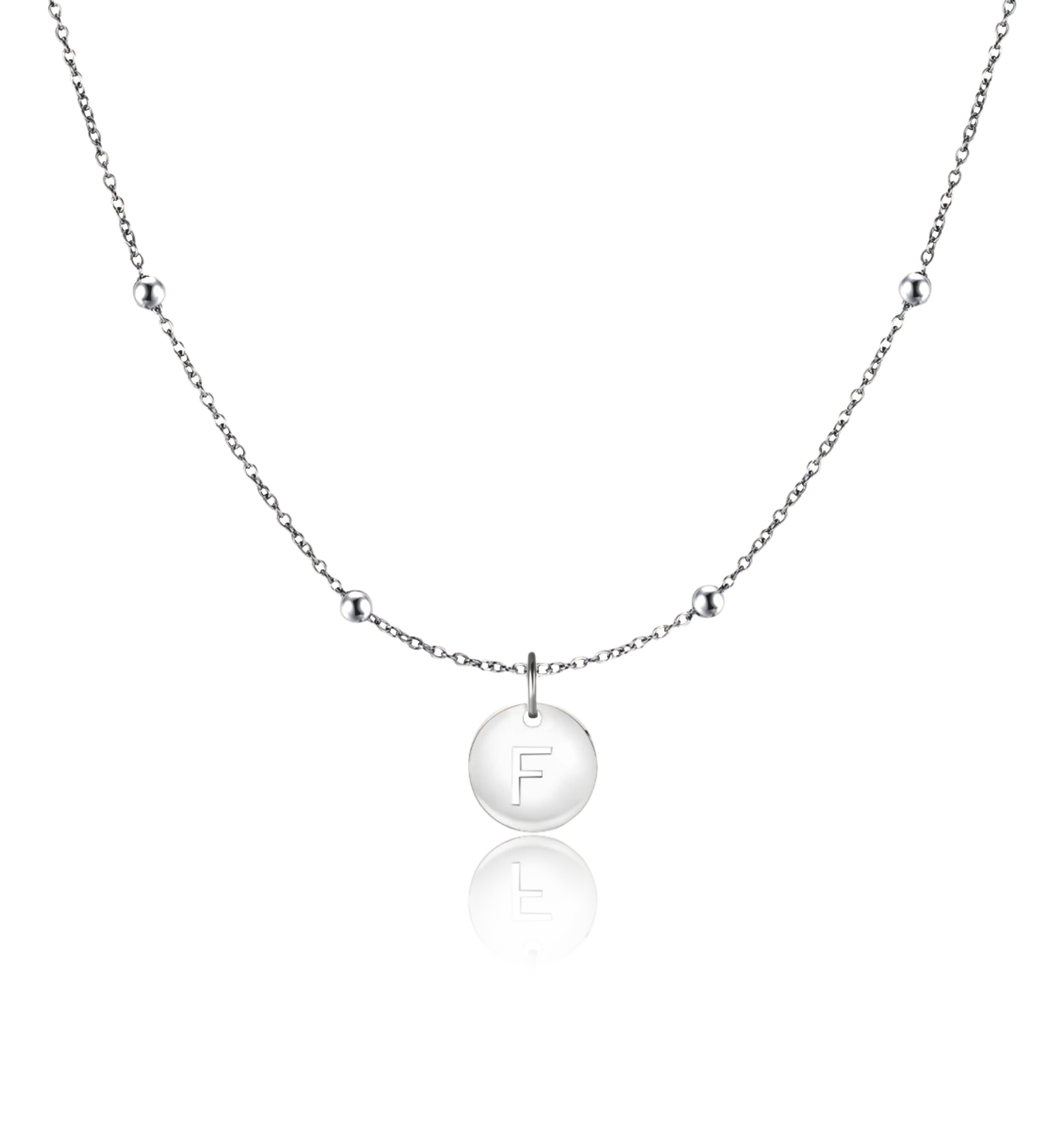 Initial Circle Necklace - Image 10