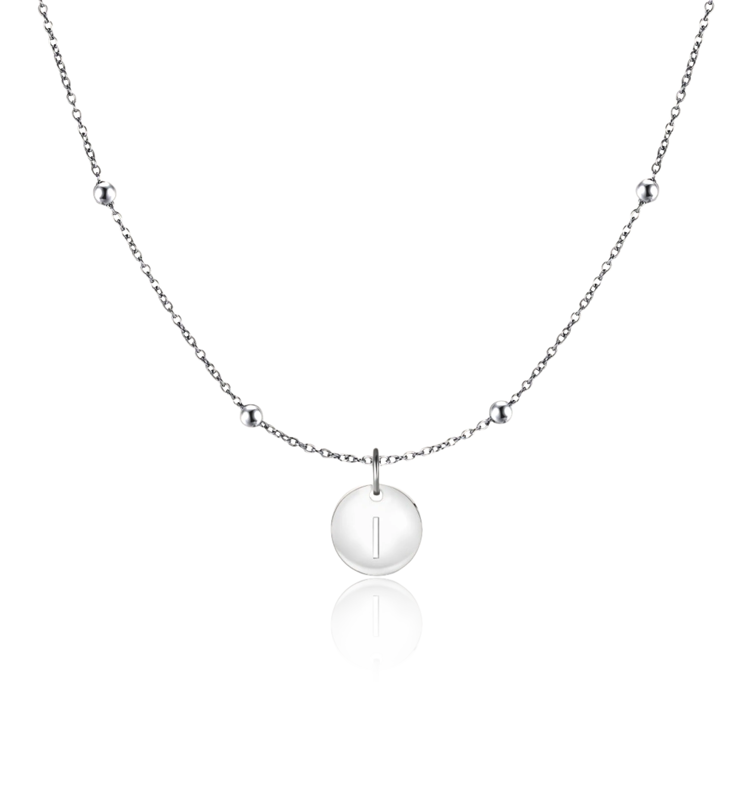 Initial Circle Necklace - Image 13