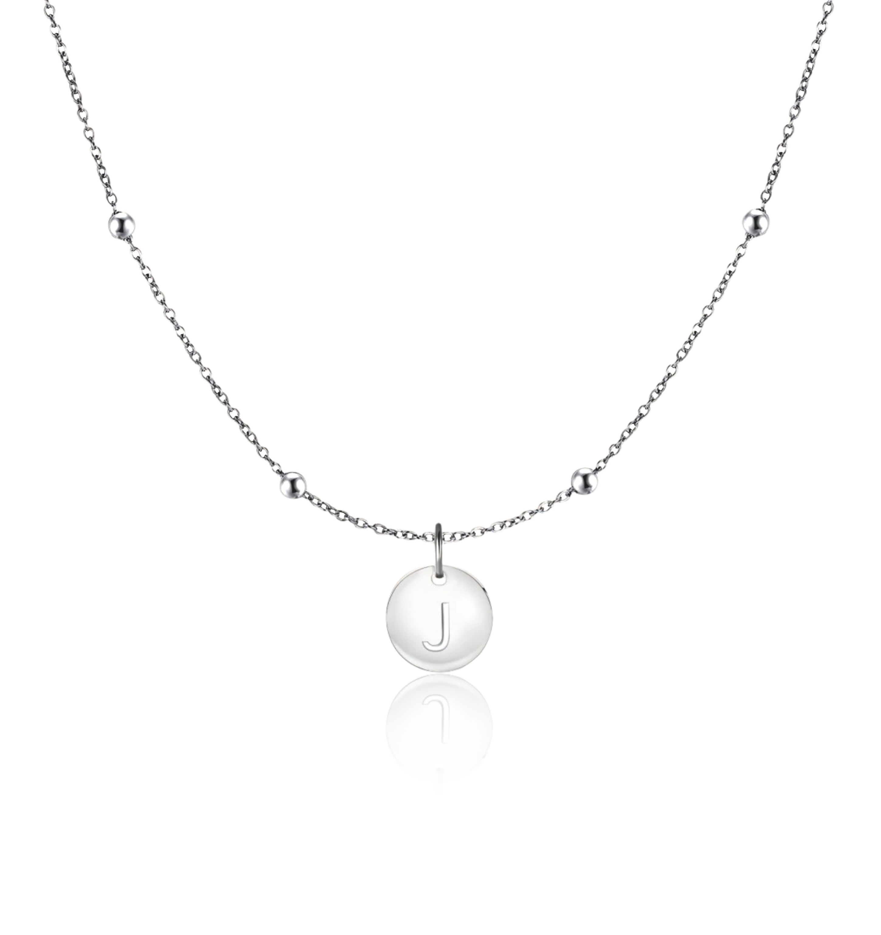 Initial Circle Necklace - Image 14