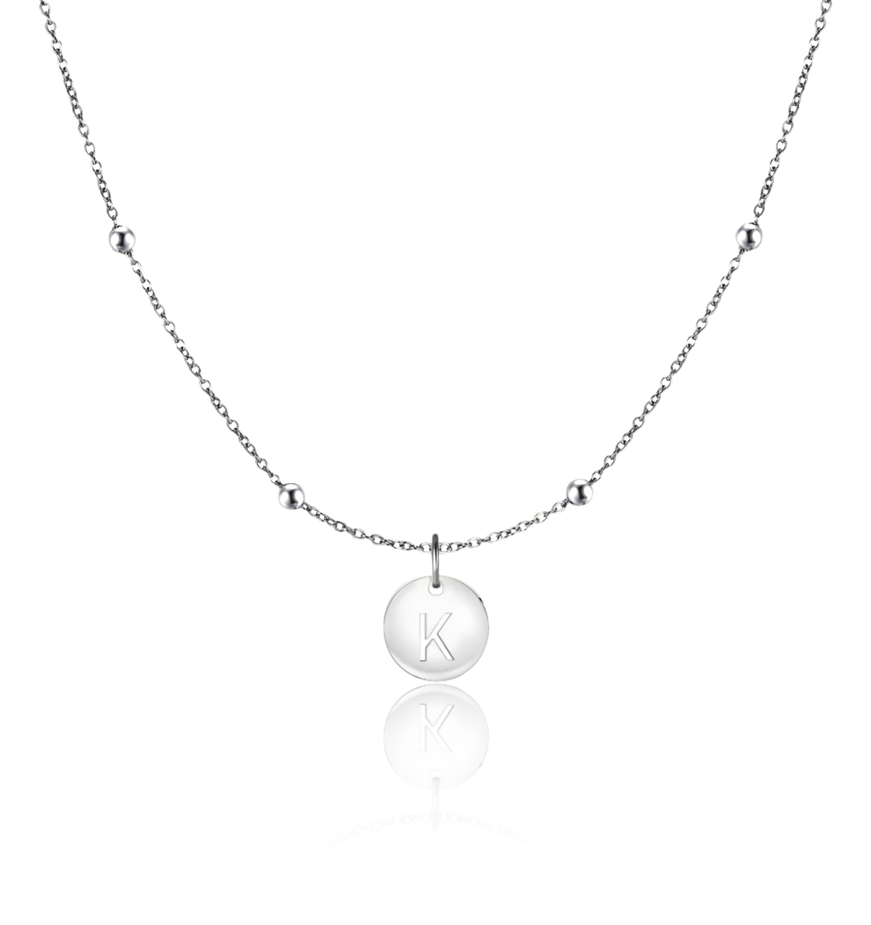 Initial Circle Necklace - Image 15