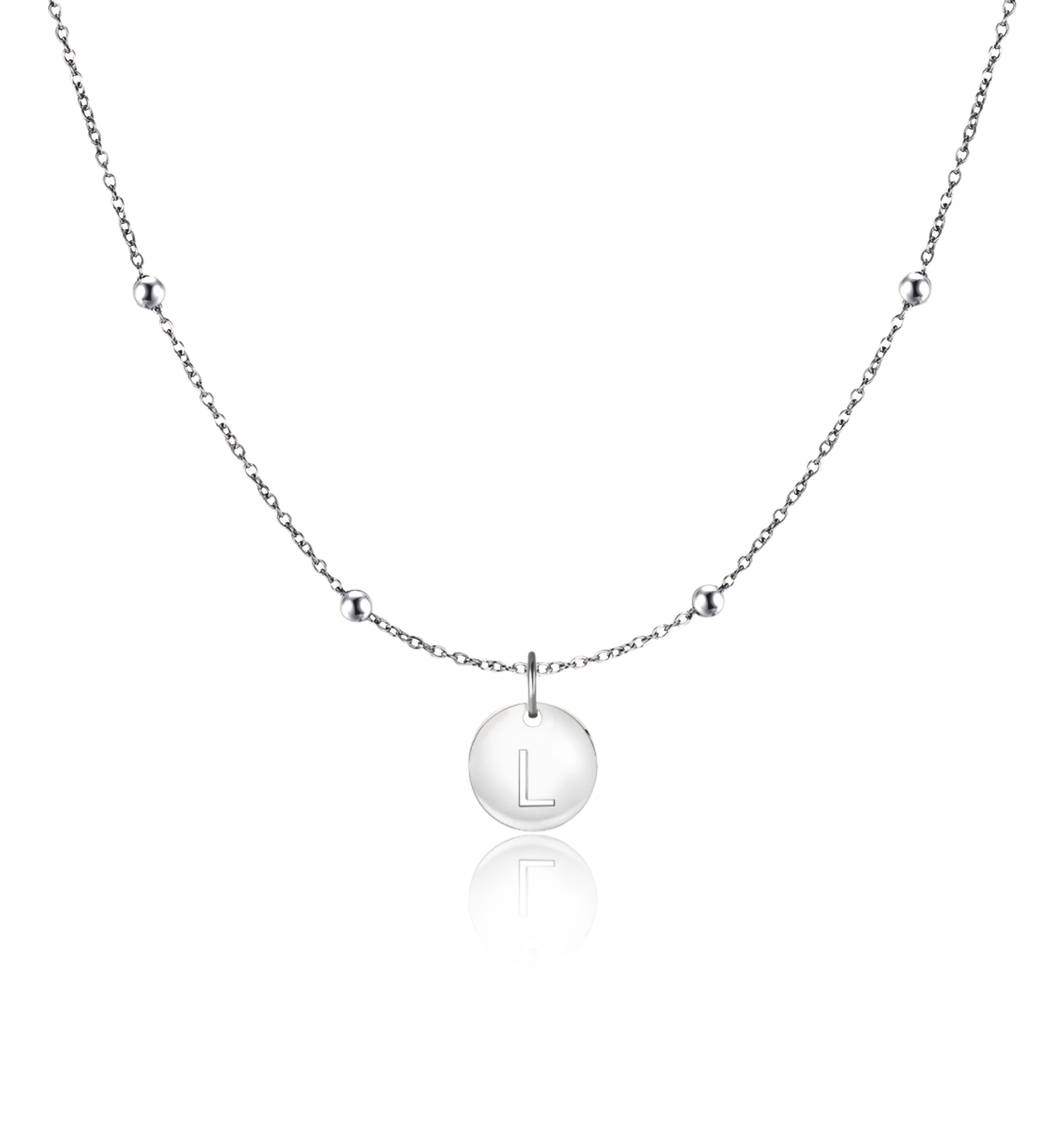 Initial Circle Necklace - Image 16