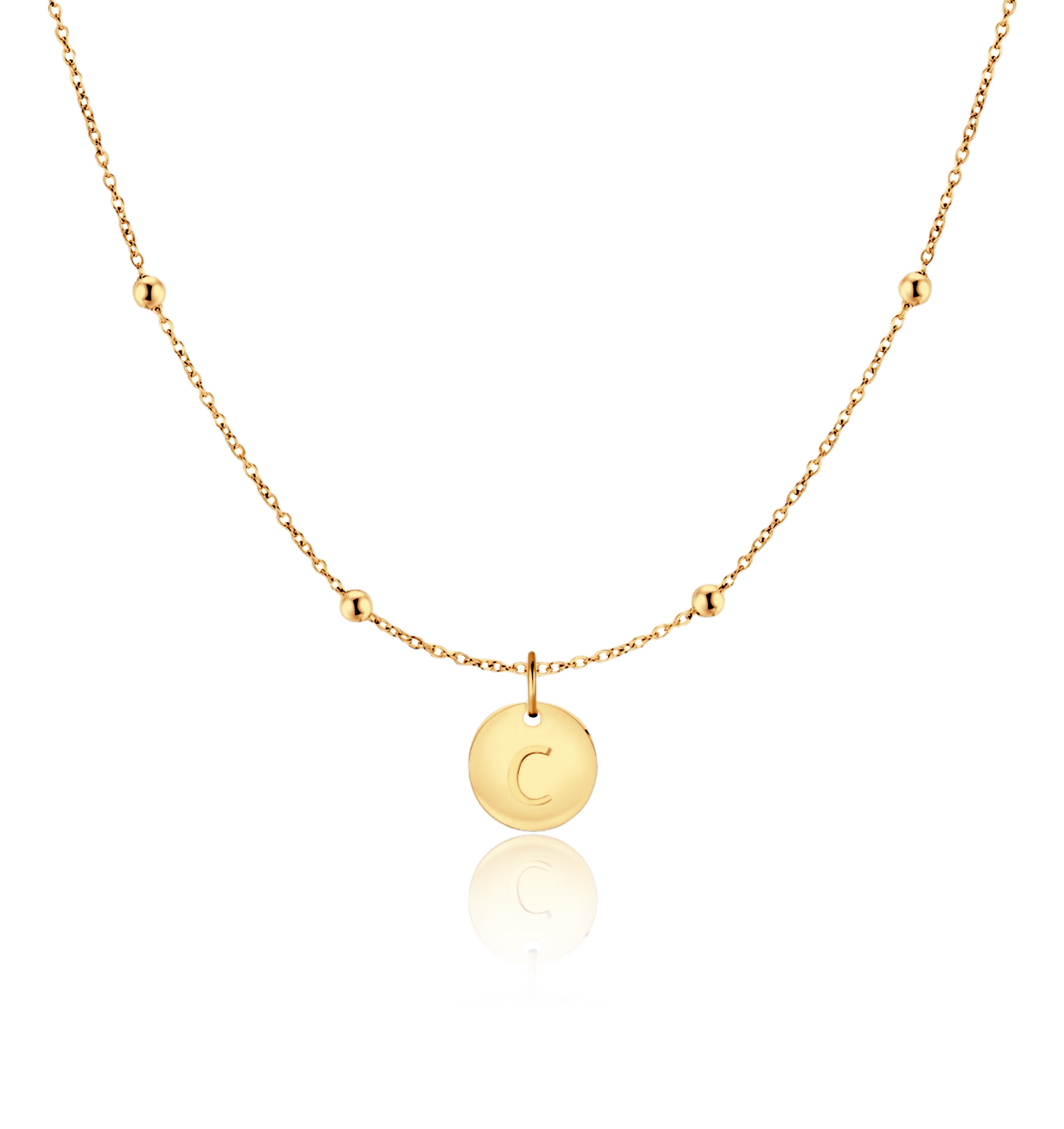 Initial Circle Necklace - Image 28