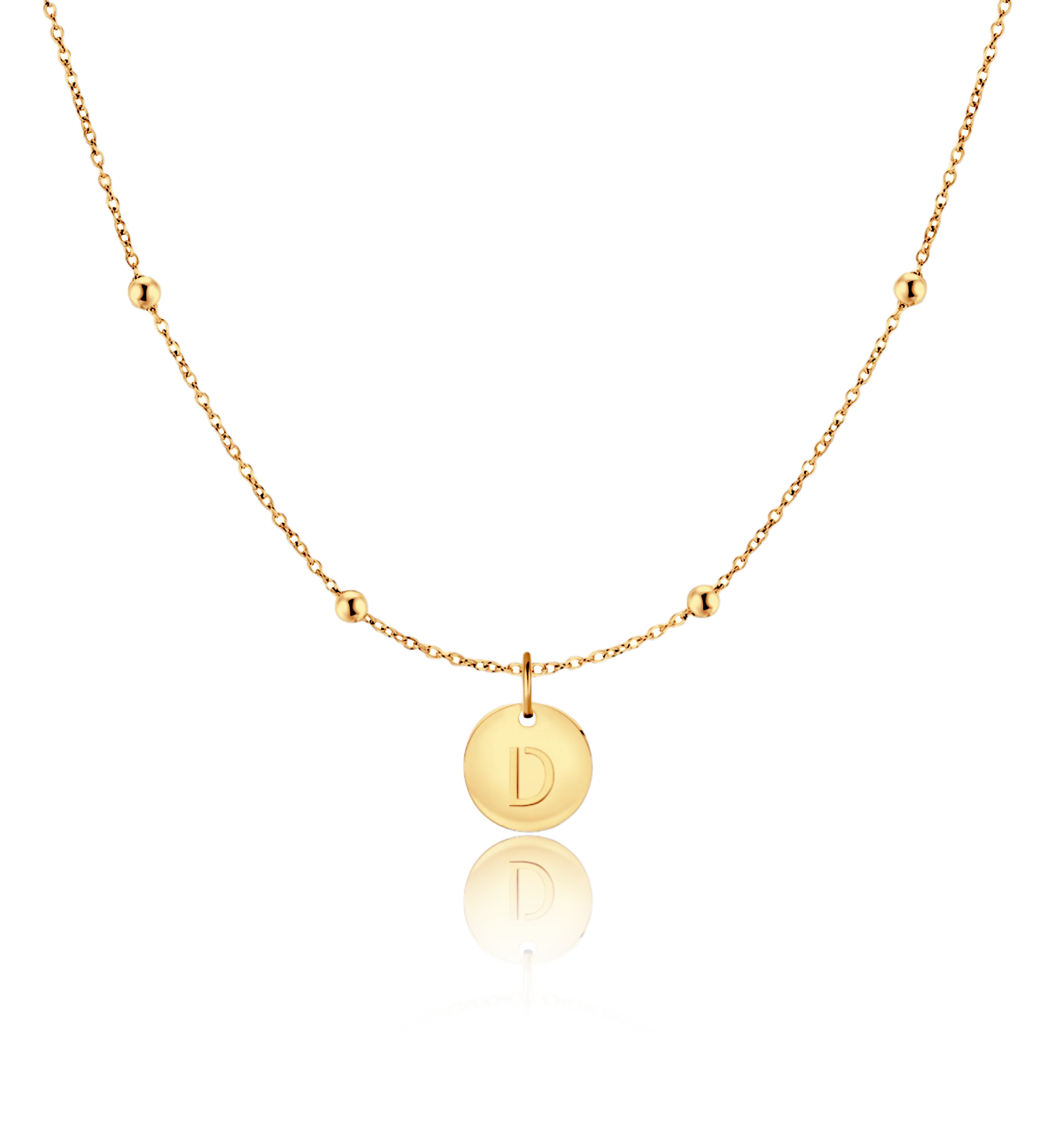 Initial Circle Necklace - Image 29