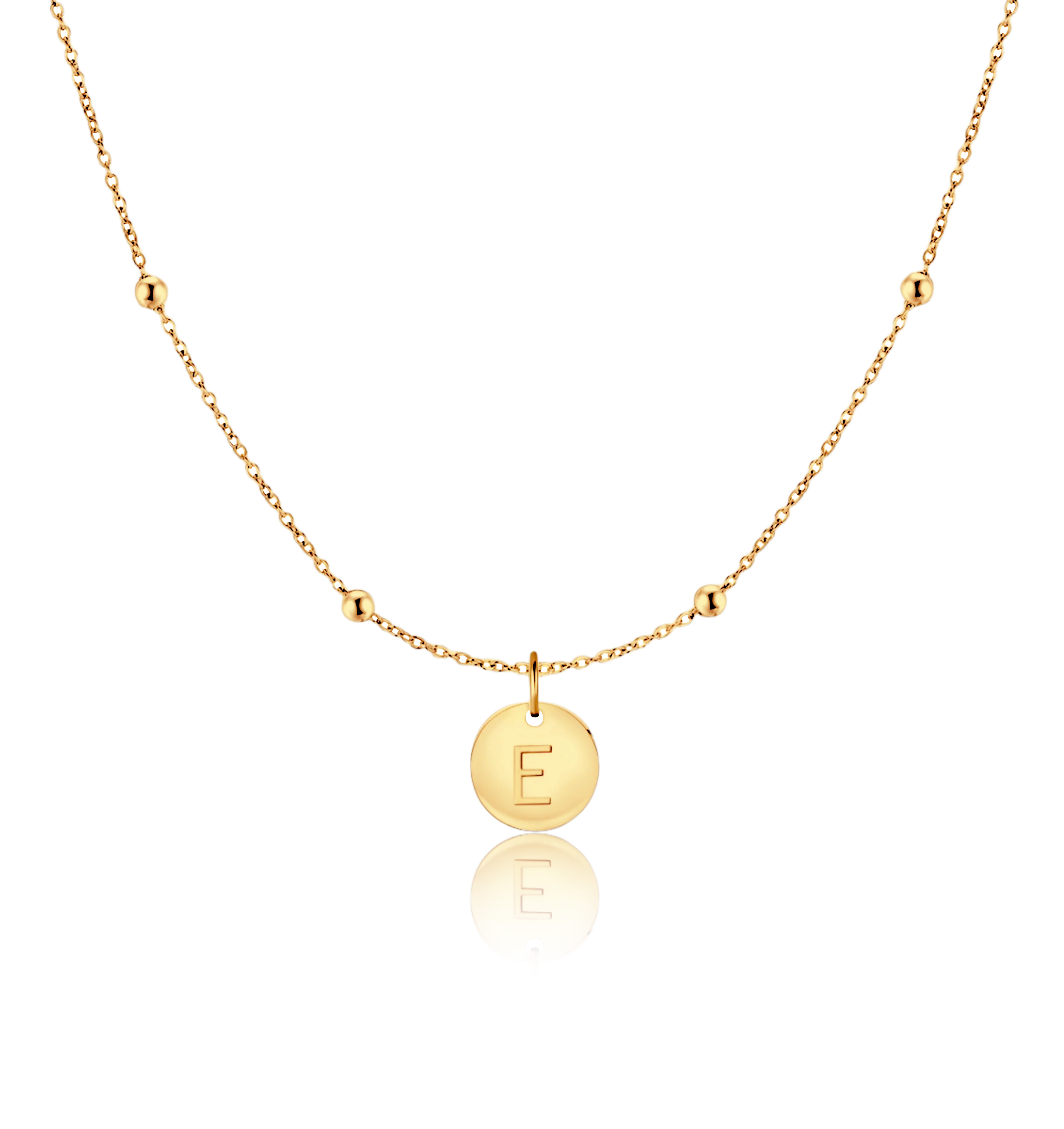 Initial Circle Necklace - Image 30