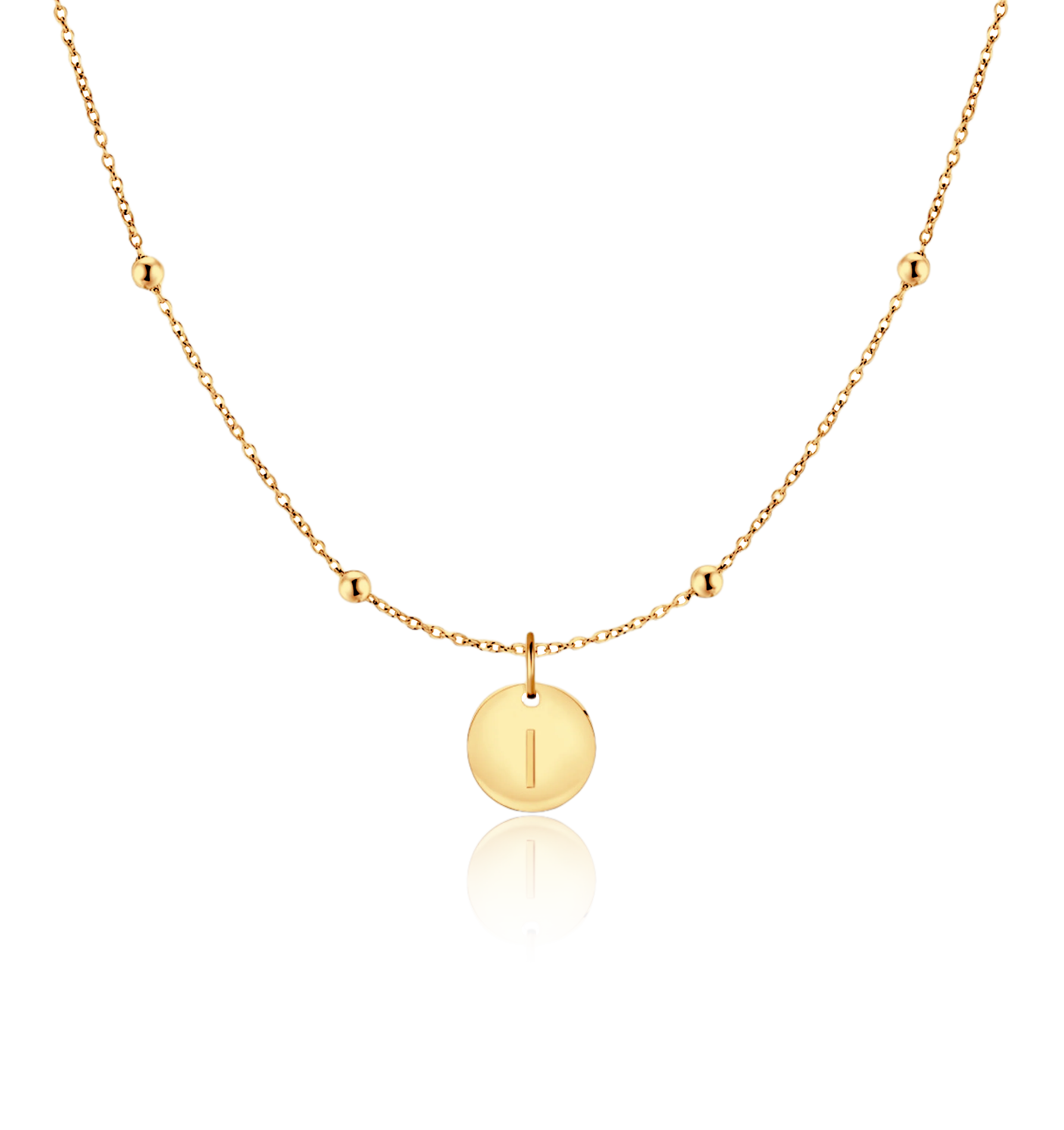 Initial Circle Necklace - Image 34