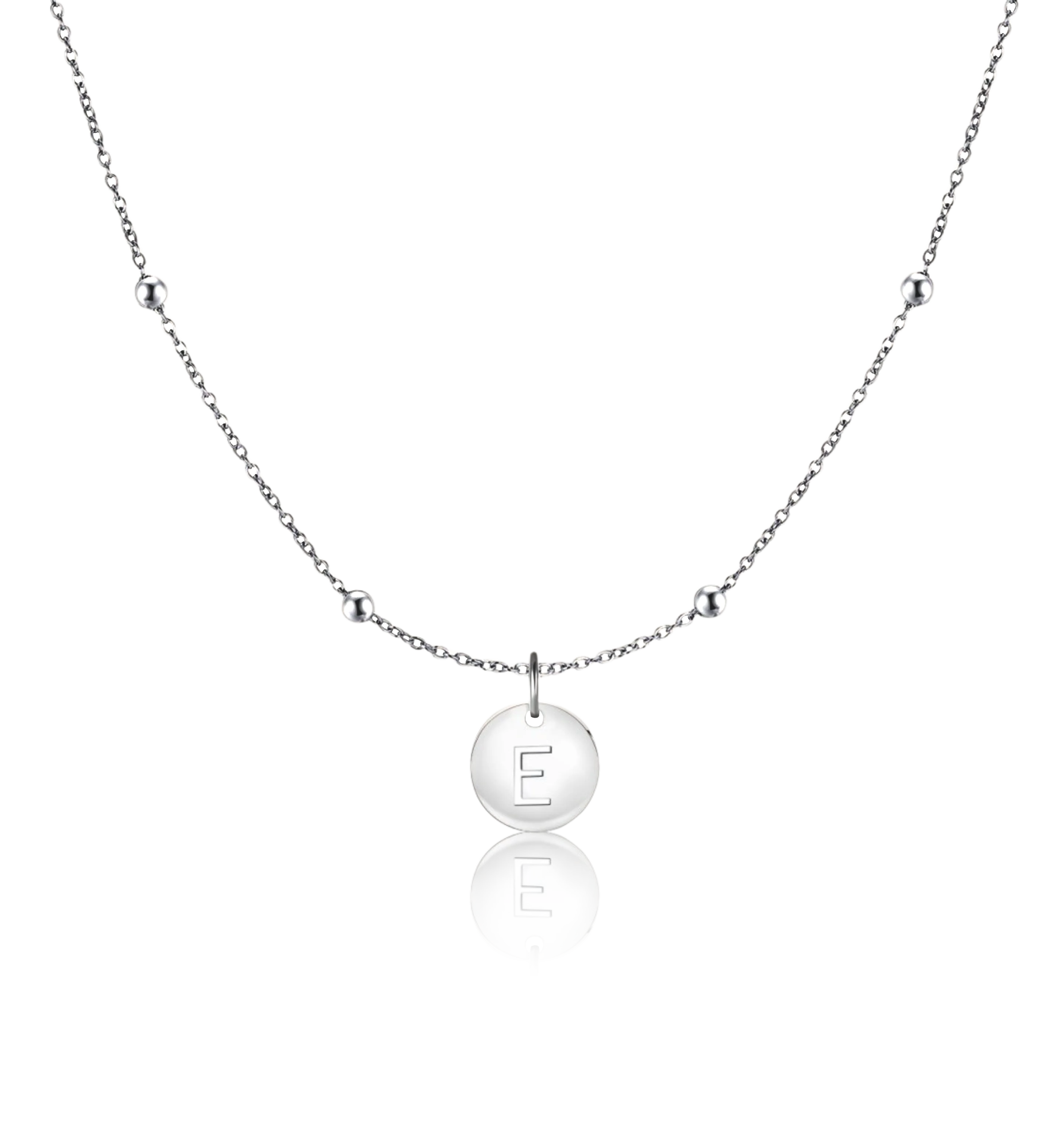 Initial Circle Necklace - Image 9