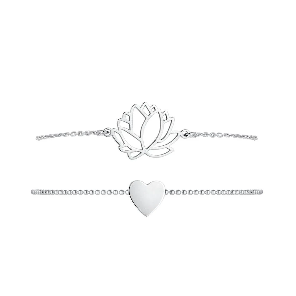 Lotus-Heart Bracelet - Image 4